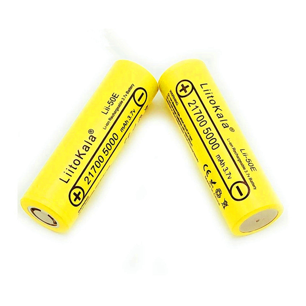 6 stuks 21700 4800 5000mAh lithium-nikkel batterij 3.7V 50E kit 3.7V 15A uitgang 5C ontlaadingssnelheid