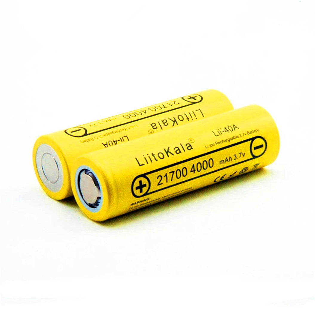 21700 4000mAh lithiumbatterij 40A 3.7V 10C ontlading hoge-prestatie batterij met hoog stroomverbruik