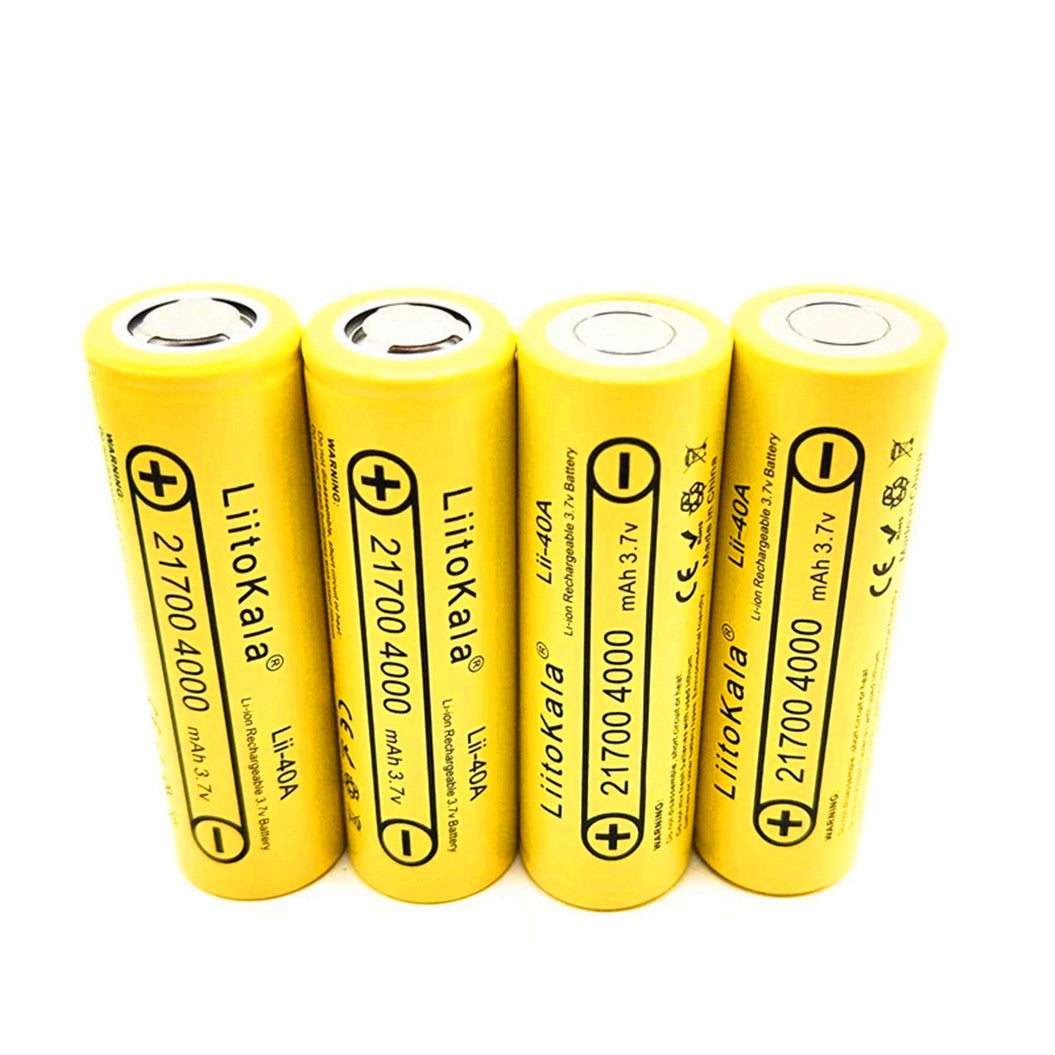 21700 4000mAh lithiumbatterij 40A 3.7V 10C ontlading hoge-prestatie batterij met hoog stroomverbruik