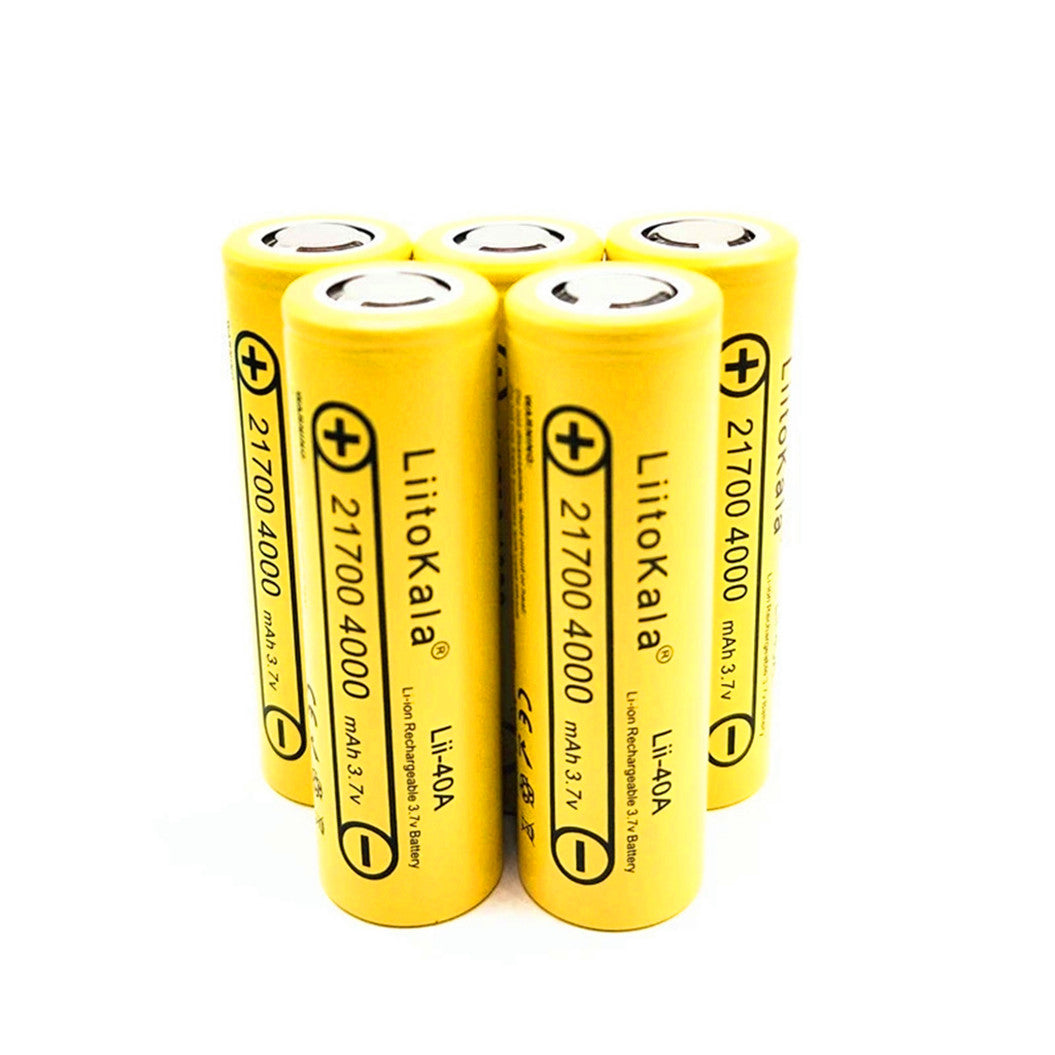 21700 4000mAh lithiumbatterij 40A 3.7V 10C ontlading hoge-prestatie batterij met hoog stroomverbruik