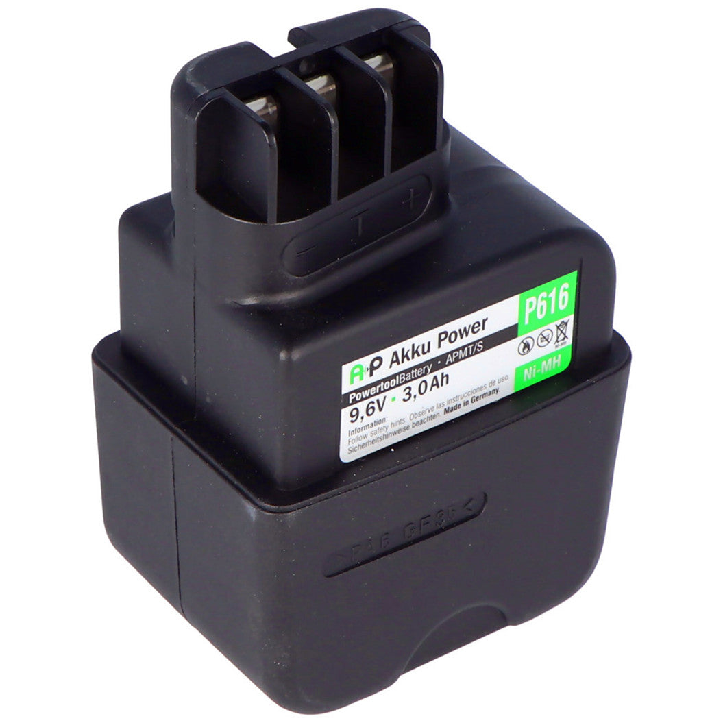 Batería NiMH de 9,6 V y 2,0 Ah para Metabo 630070 630072 63172