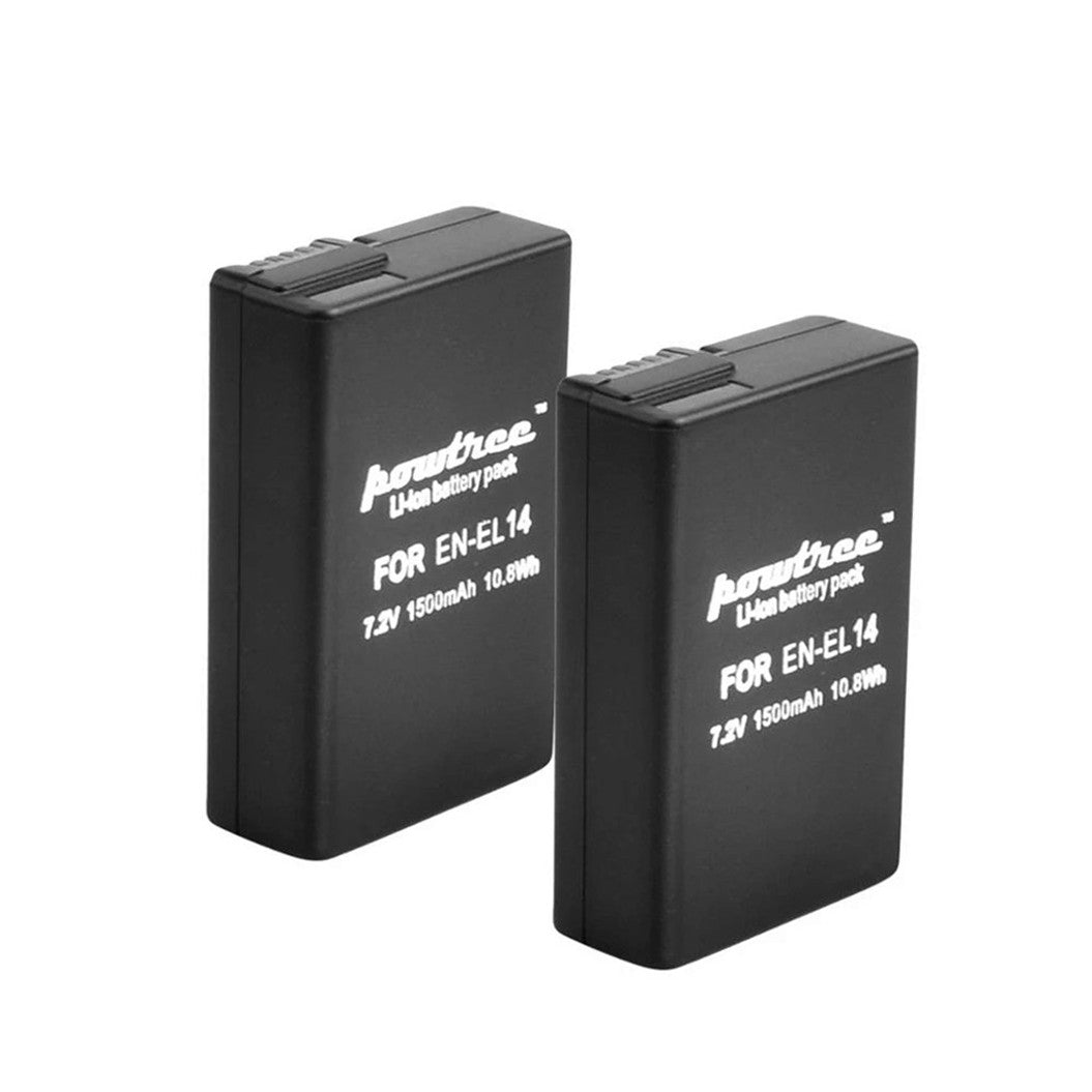 2개 7.2V 1500mAh 리튬 이온 배터리 Nikon P7200 P7700 P7100용