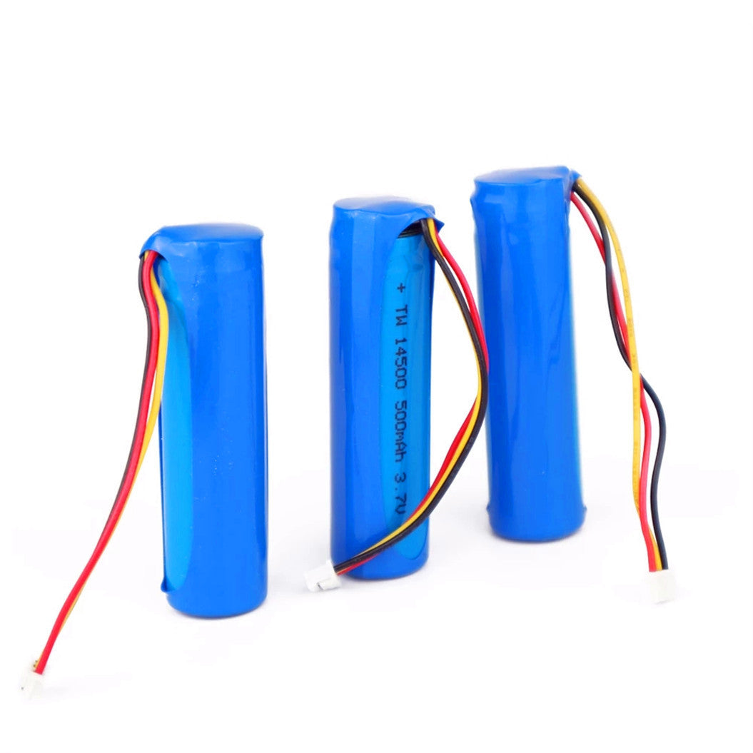 Batería recargable de iones de litio de 3,7 V y 14500 mAh con tres cables NTC