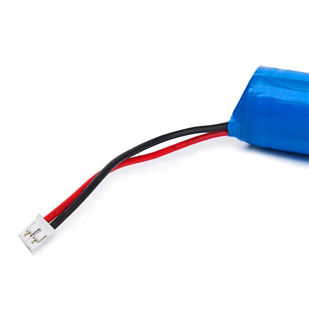 2개 3.7V 18650-2P 4.4Ah 충전식 원통형 4400mAh 18650 리튬 배터리 팩 Li-ion 와이어 및 커넥터 포함 수직형