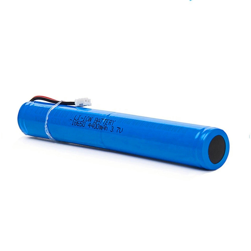2개 3.7V 18650-2P 4.4Ah 충전식 원통형 4400mAh 18650 리튬 배터리 팩 Li-ion 와이어 및 커넥터 포함 수직형