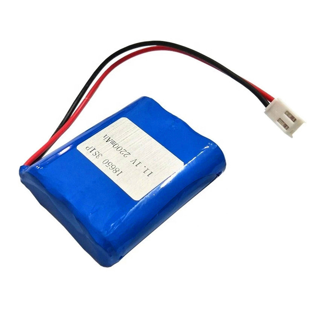 11.1V 2200mAh 3S1P 18650 Oplaadbare Lithium-Ion Batterij met PCB en Connector voor Golfkar Elektrisch