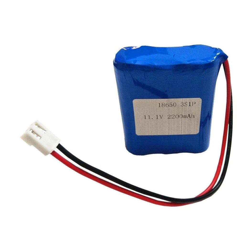 11.1V 2200mAh 3S1P 18650 Oplaadbare Lithium-Ion Batterij met PCB en Connector voor Golfkar Elektrisch