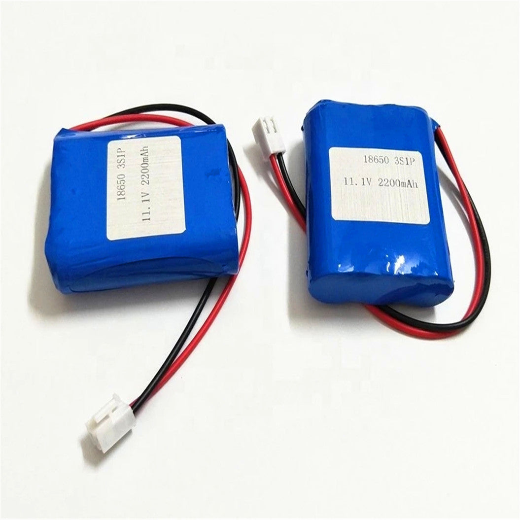 11.1V 2200mAh 3S1P 18650 充電式リチウムイオンバッテリー PCBとコネクタ付き ゴルフカート・電動製品用