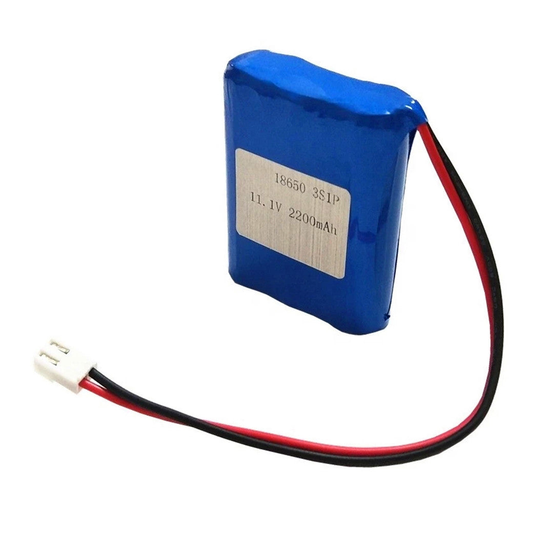 11.1V 2200mAh 3S1P 18650 充電式リチウムイオンバッテリー PCBとコネクタ付き ゴルフカート・電動製品用