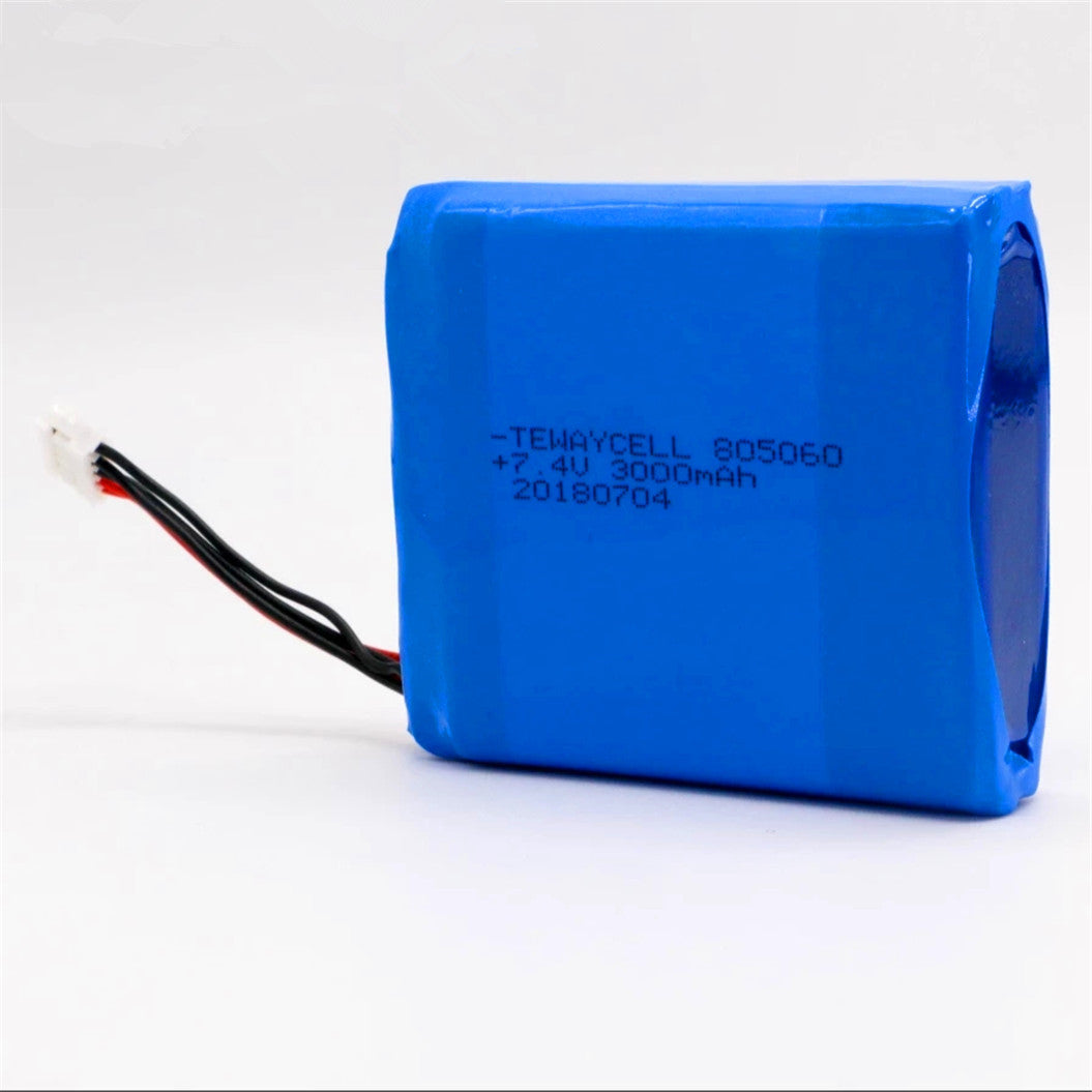 7.4v 805060 3000mah 충전식 리튬 폴리머 배터리 팩