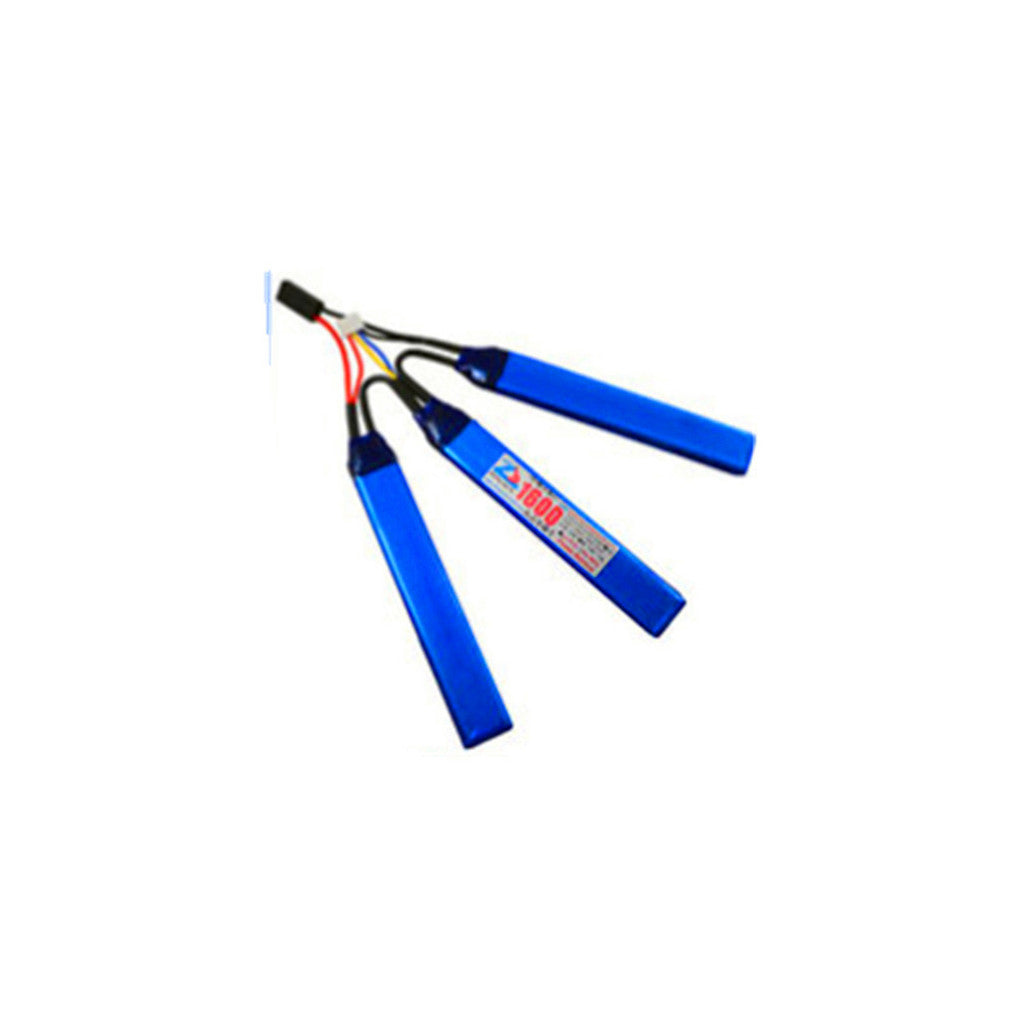 2 piezas Odawiya Plug Triplets 1600 mAh Esponja suave Juguete de expulsión Batería de polímero de potencia 11,1 V 6020122