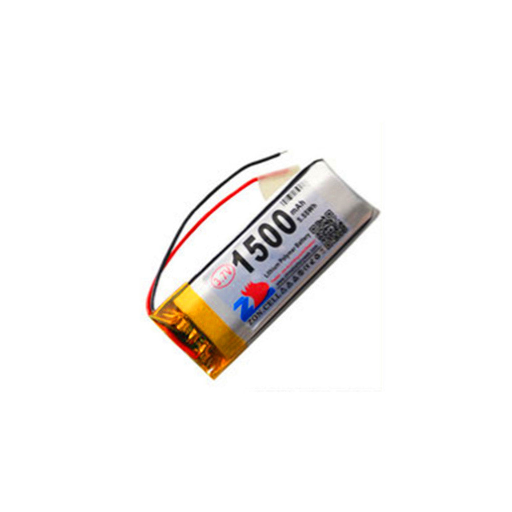 2PCS 1500mAh 3.7V 소켓 102050 리튬 폴리머 배터리 휴대용 기기 및 계측기용