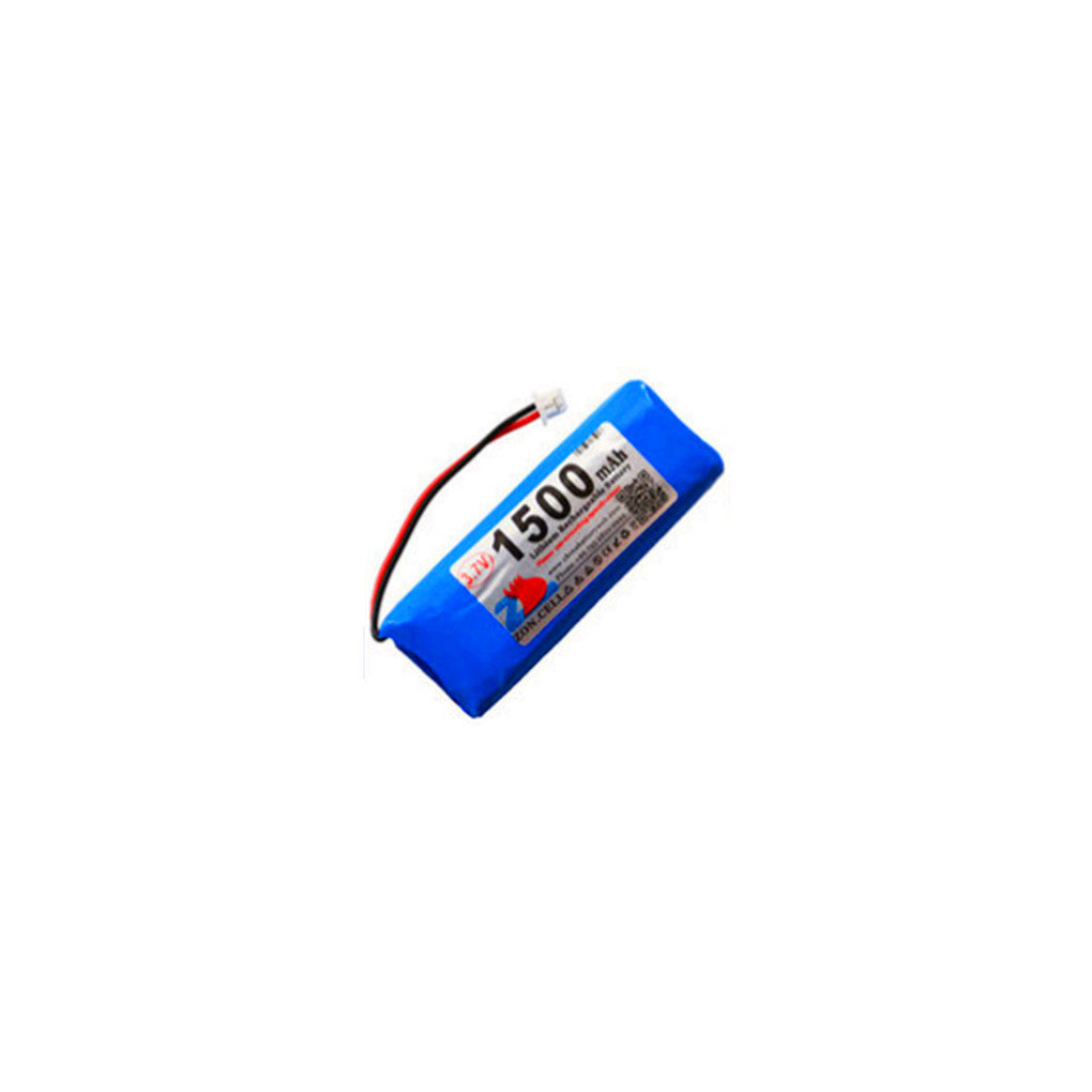 2 baterías de polímero de litio 102050 de 1500 mAh y 3,7 V MX1.25 con enchufe inverso para dispositivos e instrumentos portátiles