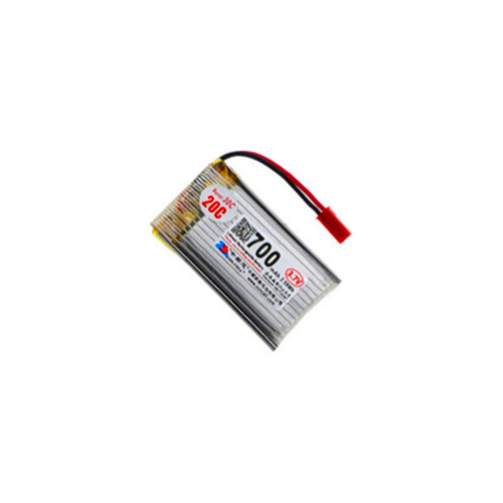 2x3.7V 700mAh JST 반전 수 플러그 802540 폴리머 리튬 배터리 팩