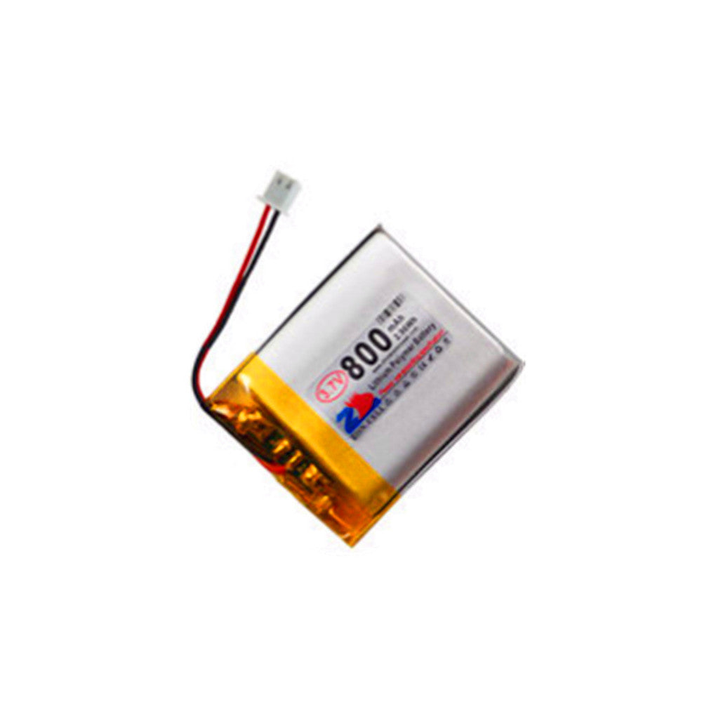 2x3.7V 800mAh XH2.54 정방향 플러그 603040 스피커 및 보이스 레코더용 폴리머 리튬 배터리