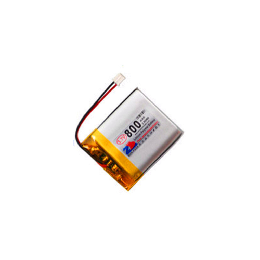 2개 3.7V 800mAh PH2.0 정방향 커넥터 603040 스피커, 보이스 레코더 폴리머 리튬 배터리