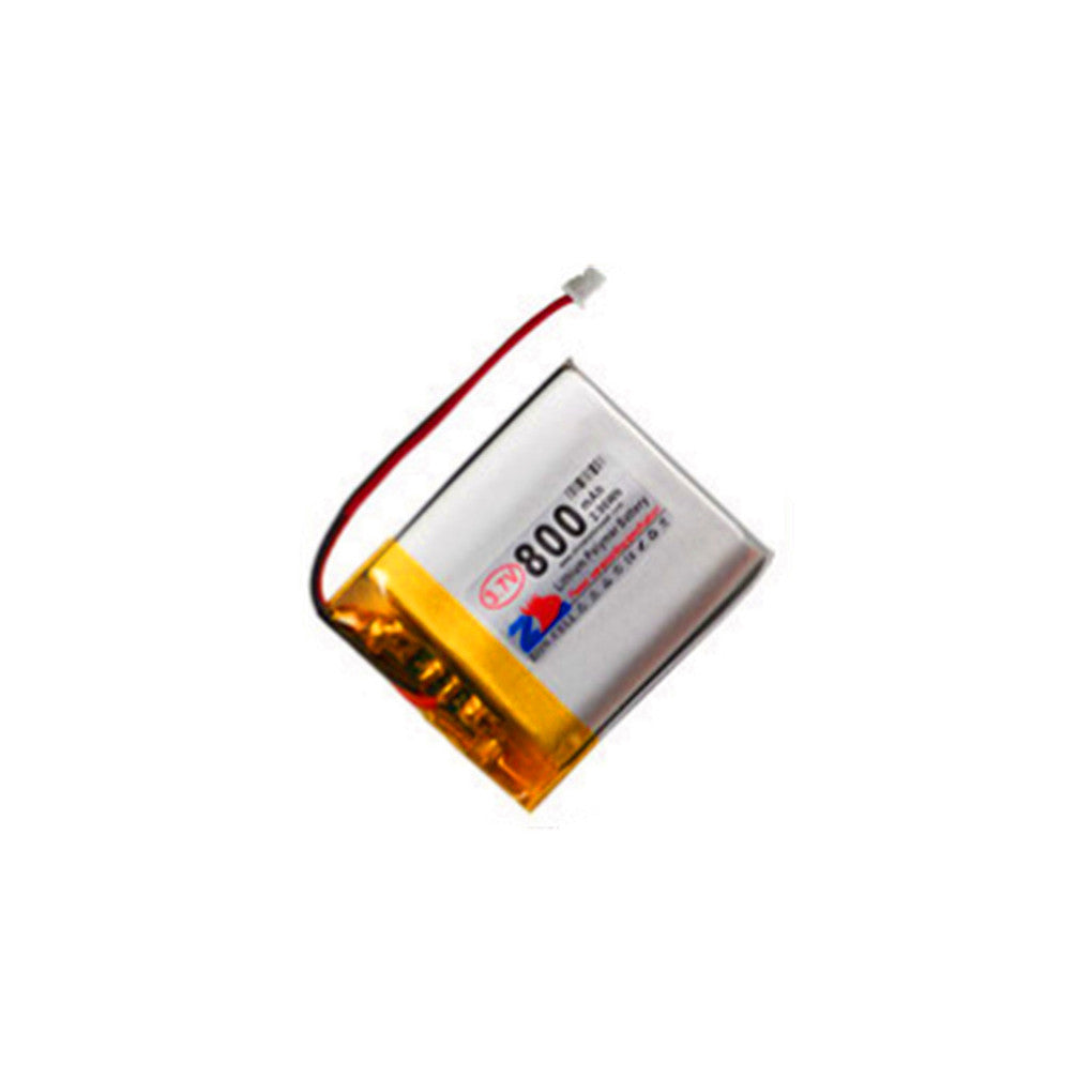 2pcs 3.7V 800 mAh MX1024 reverse plug 603040 loudspeaker recorder polymer lithium battery