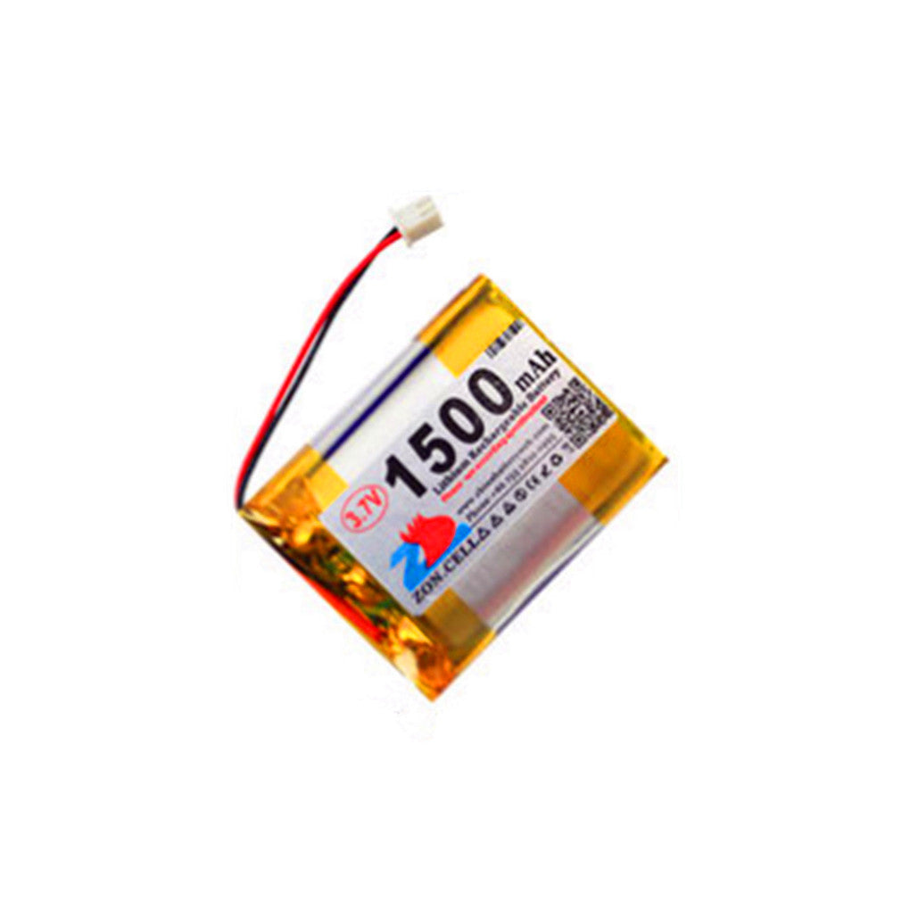 2개 3.7V 1500mAh XH2.54 역방향 커넥터 병렬 603040 폴리머 리튬 배터리