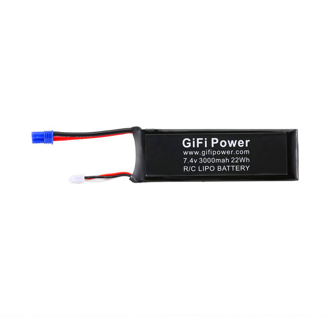 Batterie Lipo améliorée 7,4 V 3000 mAh pour drone Hubsan H501S