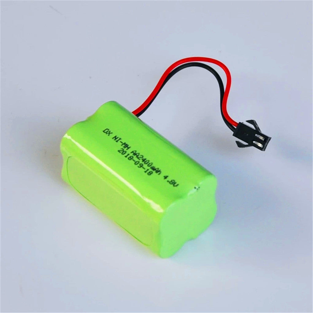 2400mAh Ni-MH 4.8V AA 충전식 배터리 팩 AA 배터리 리모컨 자동차 헬리콥터 장난감 LED 조명 무선 전화 SM 커넥터 B