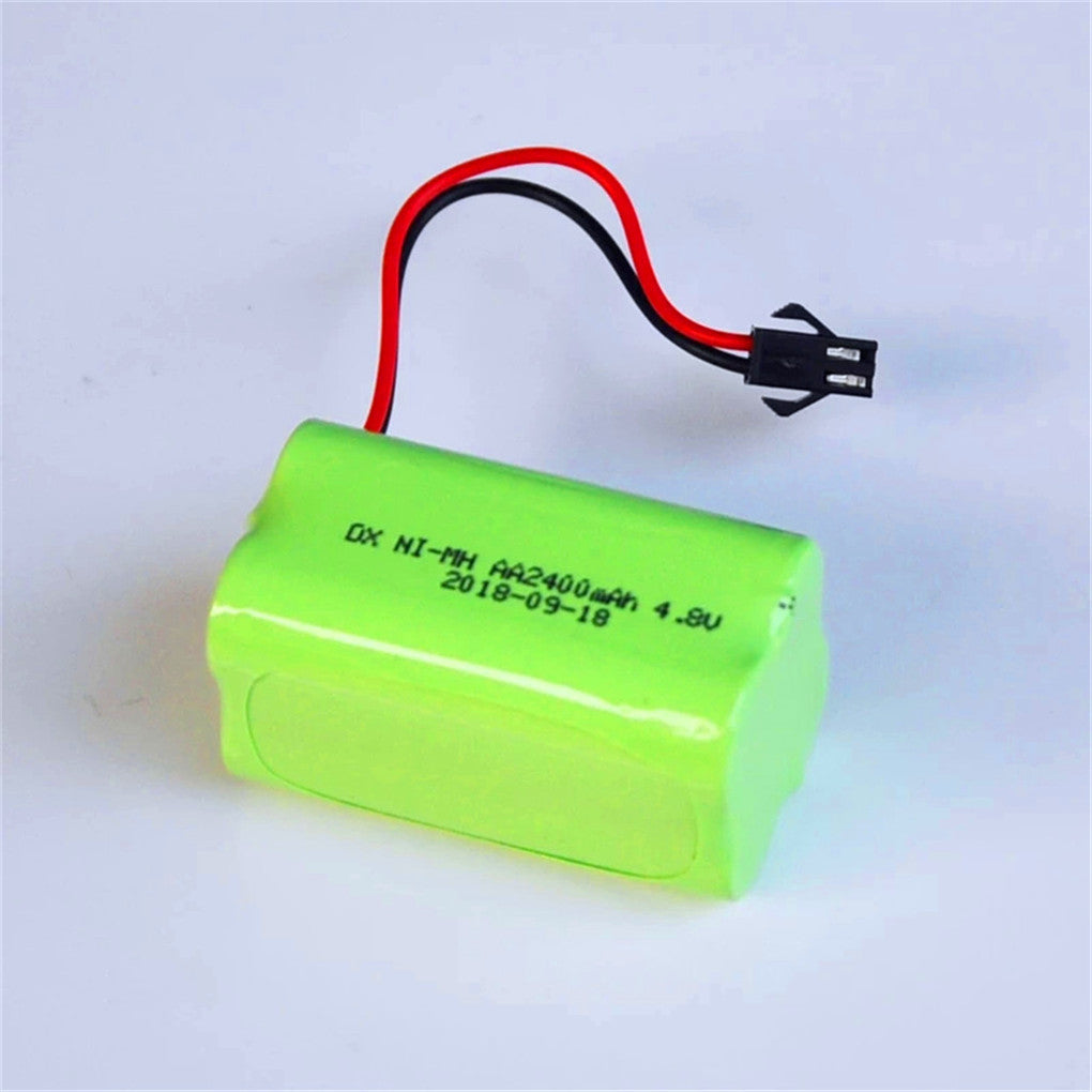 2400mAh Ni-MH 4.8V AA 충전식 배터리 팩 AA 배터리 리모컨 자동차 헬리콥터 장난감 LED 조명 무선 전화 SM 커넥터 B