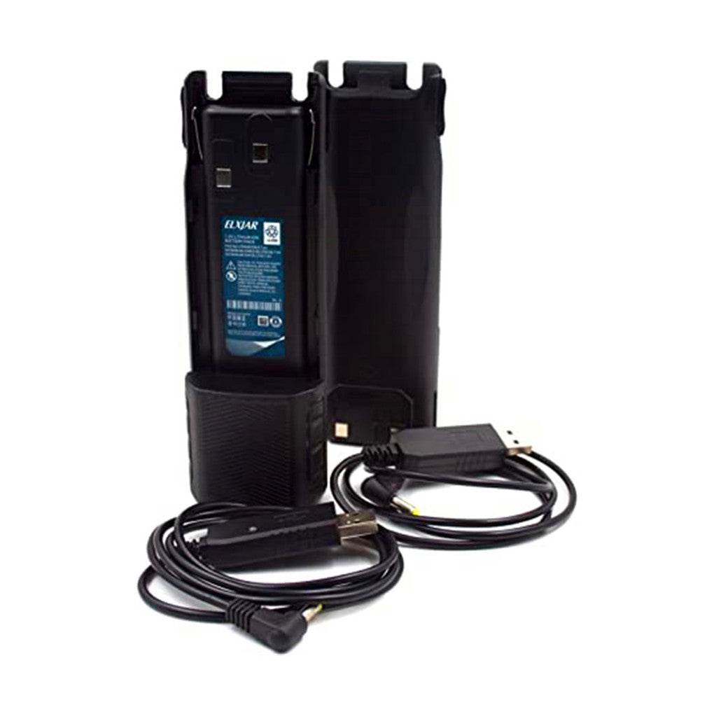 7.4 V 3800 mAh BL 8L Baofeng en BTECH UV 82 serie draadloze uitbreidingsbatterijen, compatibel met GMRS V1, MURS V1