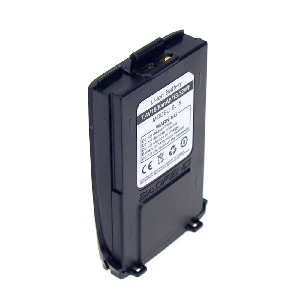 Radio bidireccional Baofeng GT 3 GT 3TP GT3 GT3TP y GT-3 Mark II Mark III Batería original Batería de iones de litio de 1800 mAh y 7,4 V