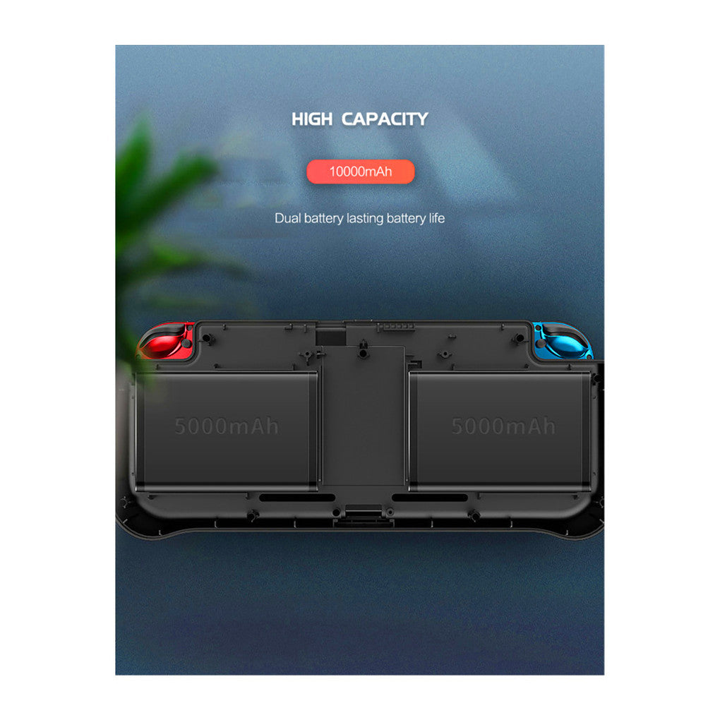 Boîtier de batterie 10000mAh Power Bank, chargeur rapide de batterie externe pour Nintend Switch NS NX
