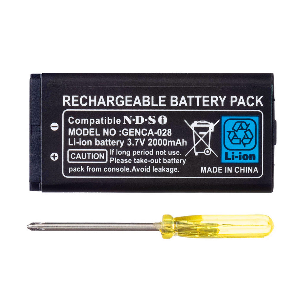 OSTENT 2000mAh Li-Ion Batterij + Nintendo DSi NDSi Gereedschapskit