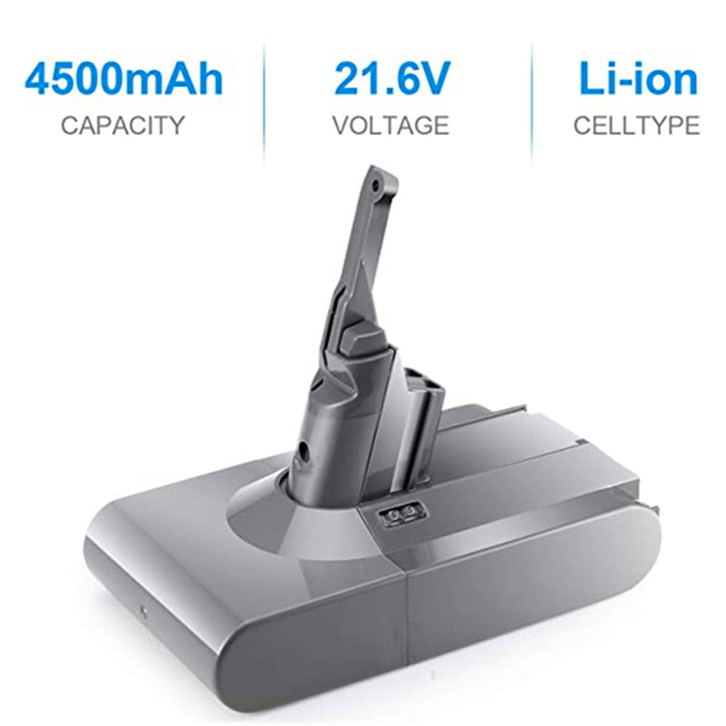 21.6V 4500mAh Li-ion Battery for Dyson V8 SV10 Vacuum Cleaner V8 Absolute, V8 Animal, V8 Fluffy