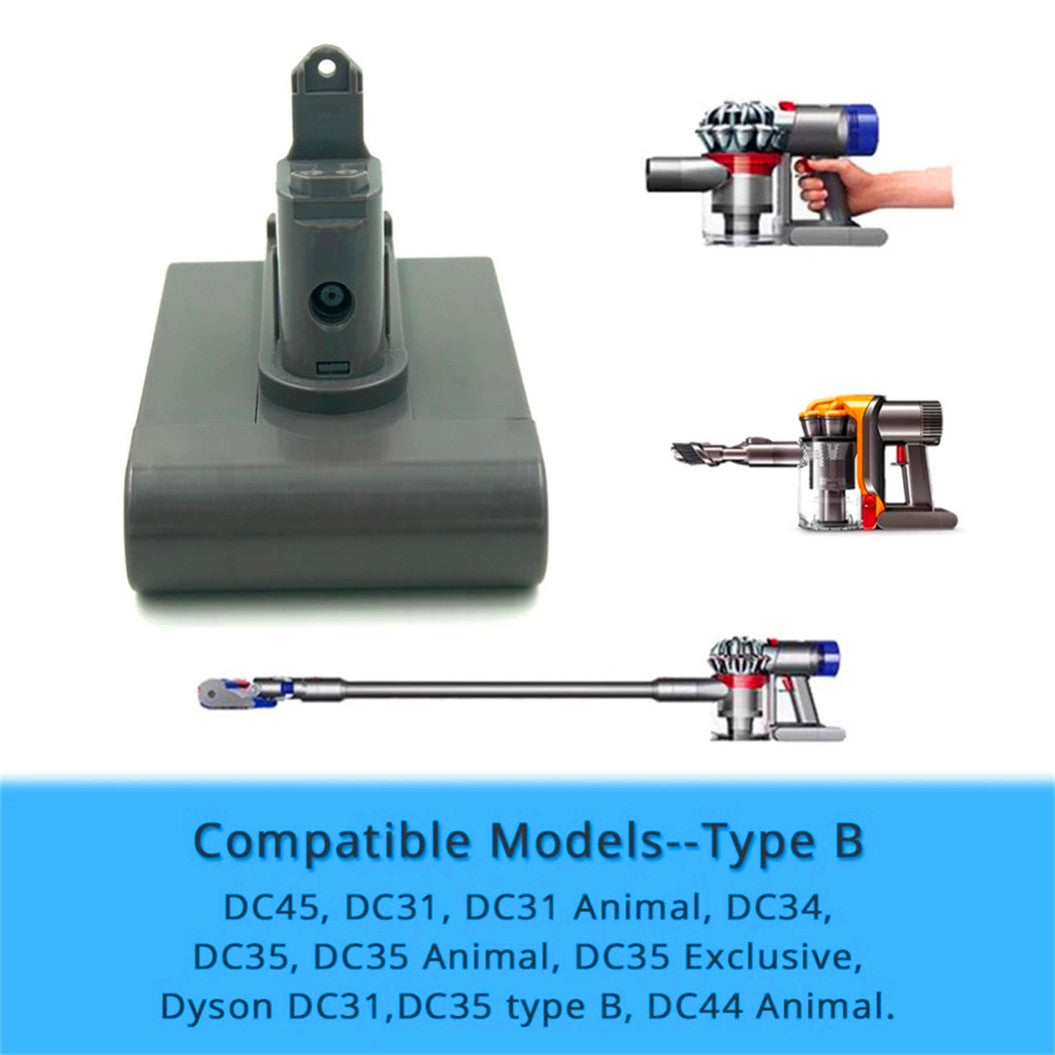 22.2V 3000mAh Lithium battery for Dyson DC44 B type DC31  MK2 Cordless Vacuum Cleaner