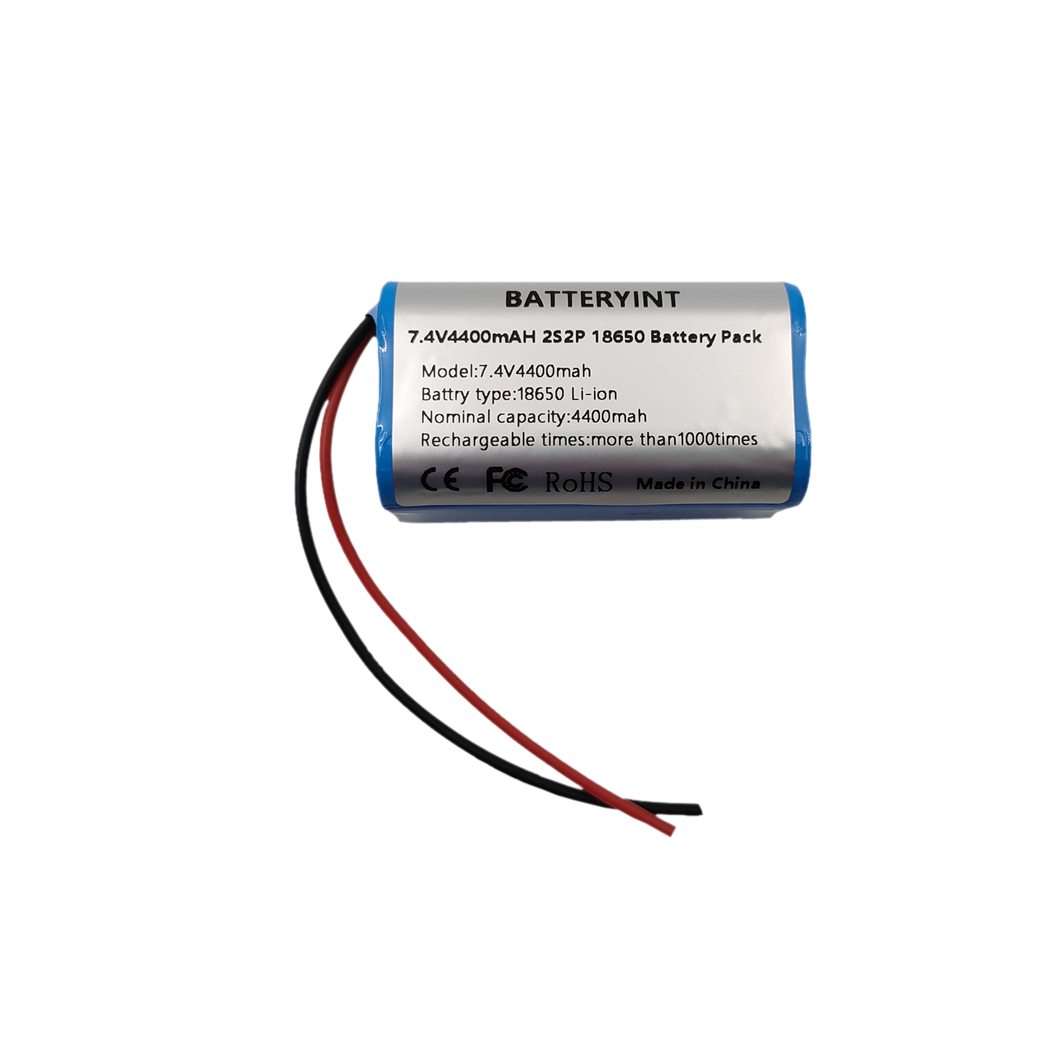 7.4V 2S2P 4.4AH 18650 リチウムイオンバッテリー(4400mAh)PCBケーブル付き 電動車両用