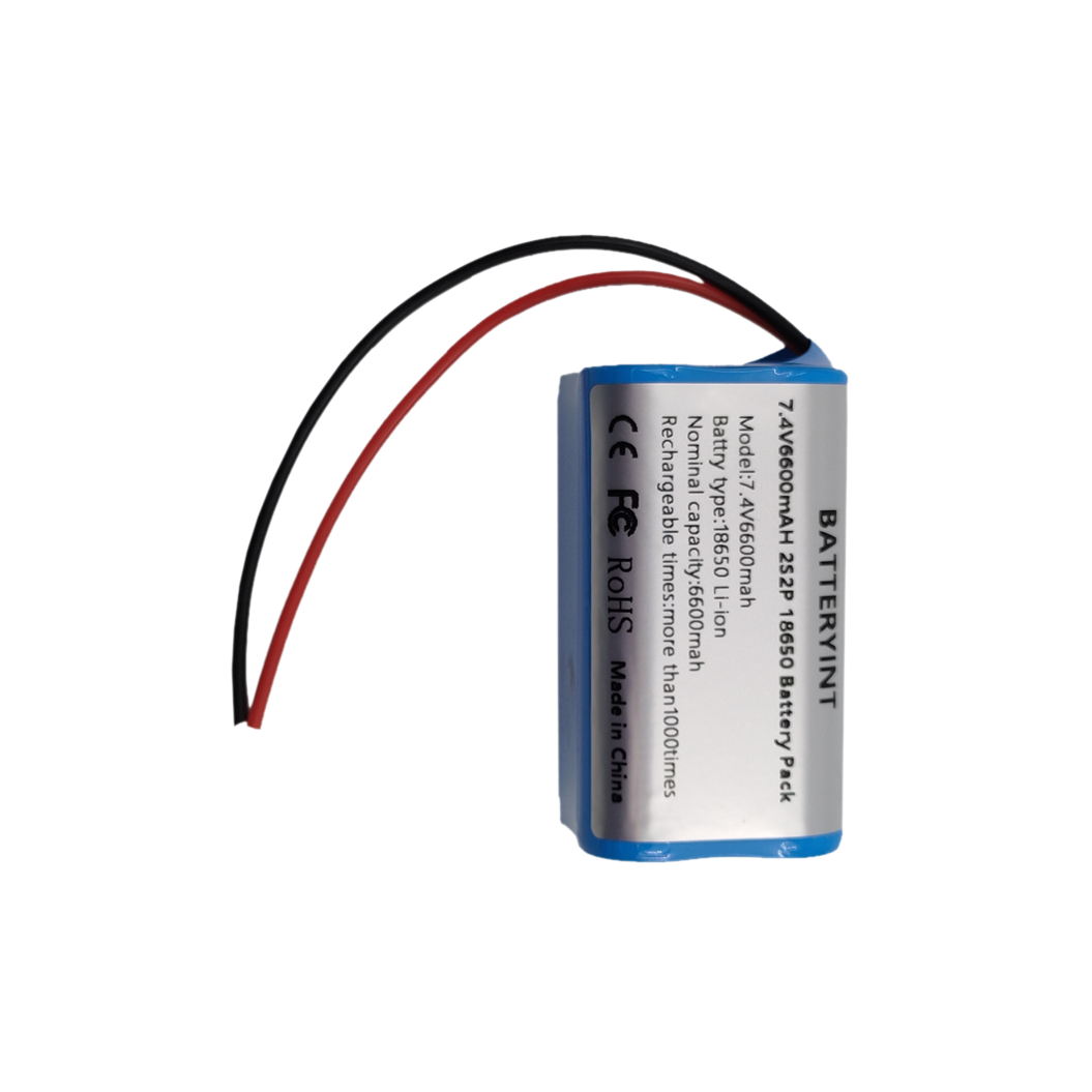 7.4V 6600mAh 2S2P 리튬 이온 배터리 - 앰프 스피커 및 전기 자전거용