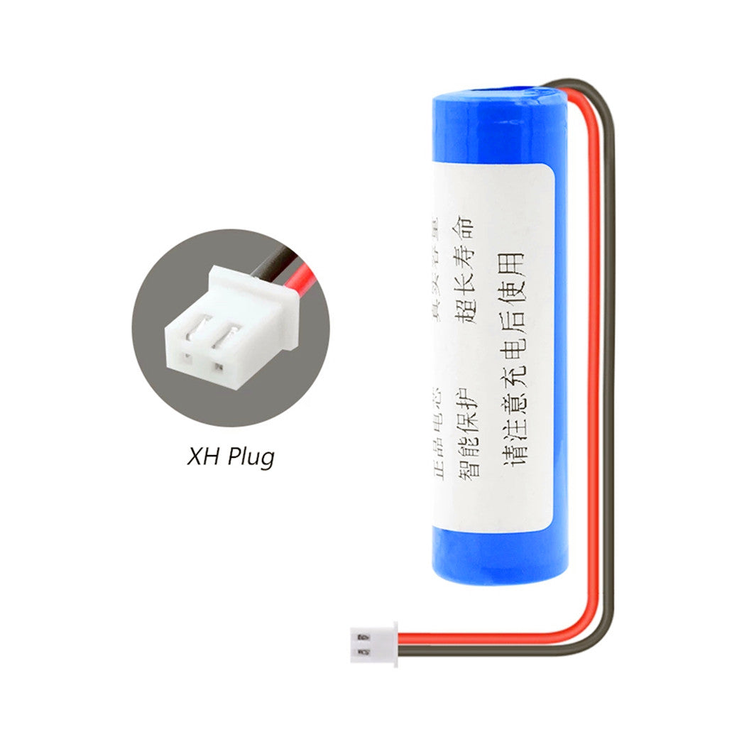 3.7V 3000mAh 18650 Li-ion 배터리 XH 2.54mm 2핀 커넥터 RC 부트 및 DIY 파워 뱅크용