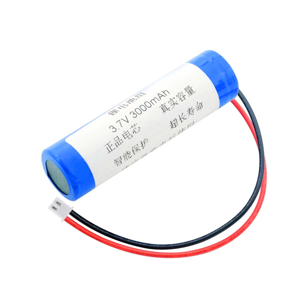 3.7V 3000mAh 18650 Li-ion 배터리 XH 2.54mm 2핀 커넥터 RC 부트 및 DIY 파워 뱅크용
