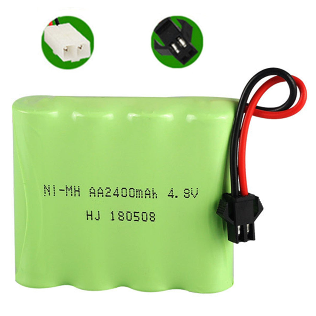 4.8v 2400mah AA NiMH Rechargeable Battery with SM/KET-2P Connector For Rc toys Cars Tanks Robots Boat