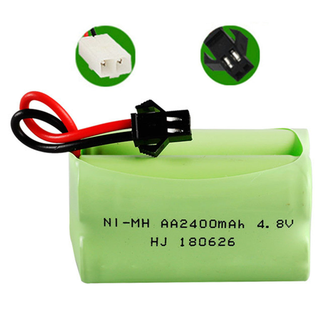 4.8v 2400mah AA NiMH Rechargeable Battery with SM/KET-2P Connector For Rc toys Cars Tanks Robots Boat