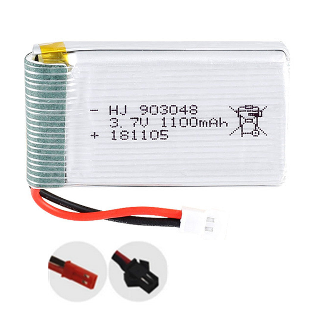 Lot de 2 batteries lithium-polymère 3,7 V 1100 mAh 903048 pour X5S X5SW X5SC rechargeables