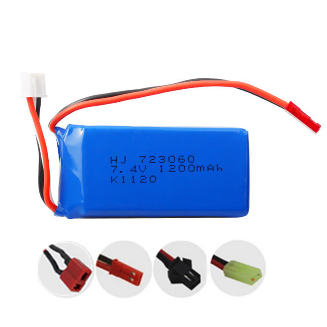 Bateria 7.4V 1200mAh 723060 Li-Polymer para Drones RC V262 V333