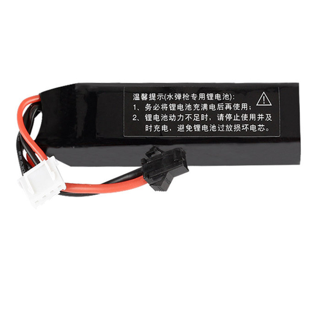 Batterie lithium-polymère 11,1 V 1800 mAh 451865 pour pistolet jouet Gel Ball Blaster Jinming Gen8 M4a1 SCAR