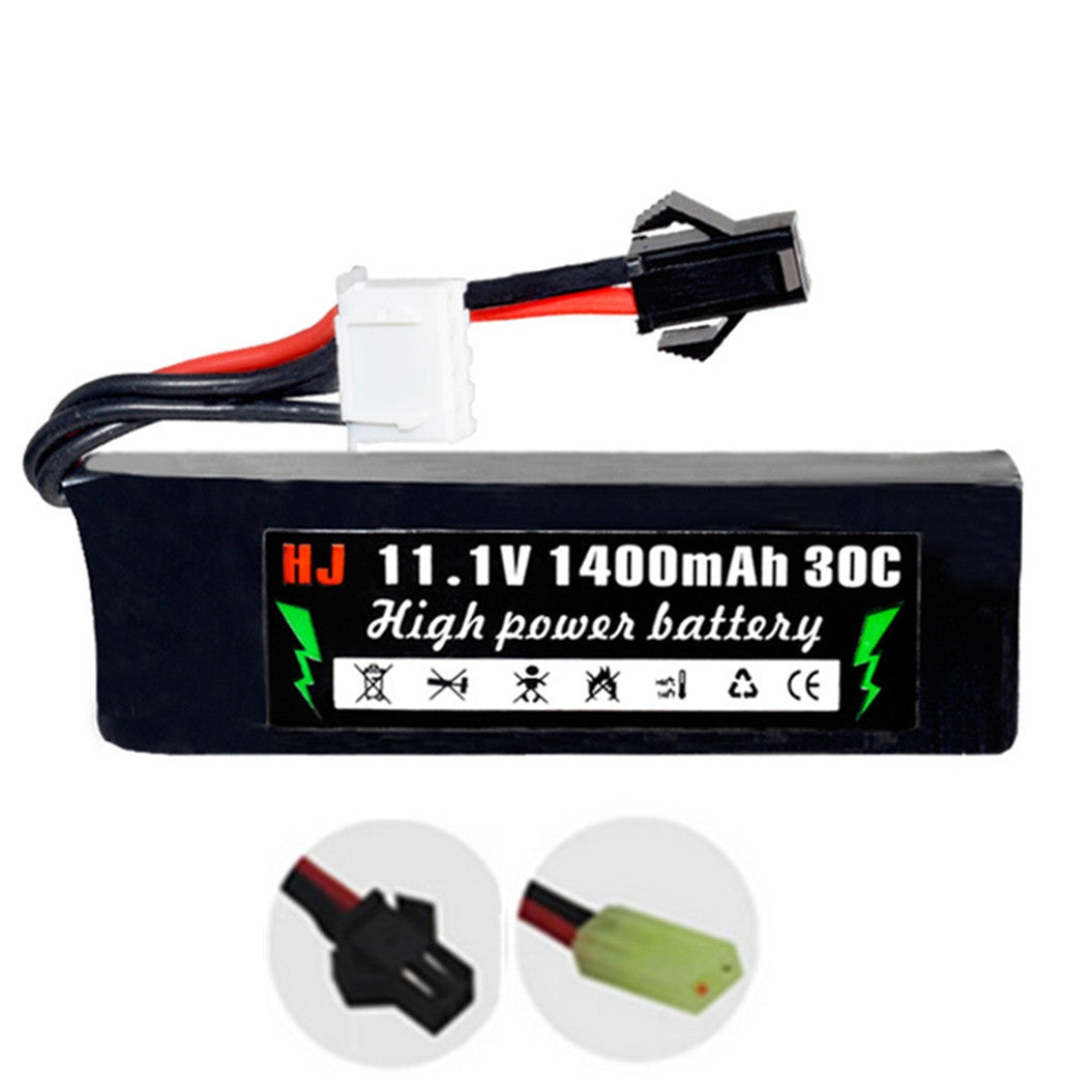 2本セット 7.4V 1400mAh 501855 リポバッテリー 水鉄砲用