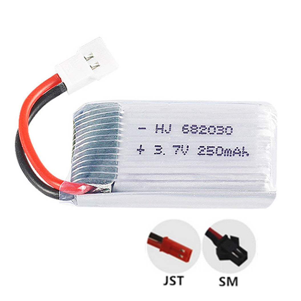 3 pieces 3.7v 250mAh 682030 li-polymer battery for remote aircraft