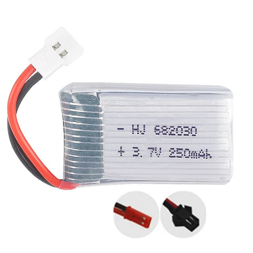 3 pieces 3.7v 250mAh 682030 li-polymer battery for remote aircraft