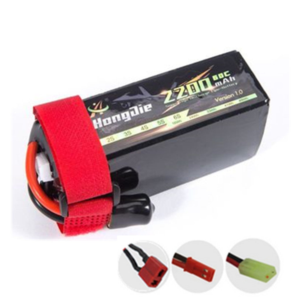 Bateria Li-Polymer 14.8V 2200mAh 4S 853496 para Avião RC, Helicóptero e Quadcopter
