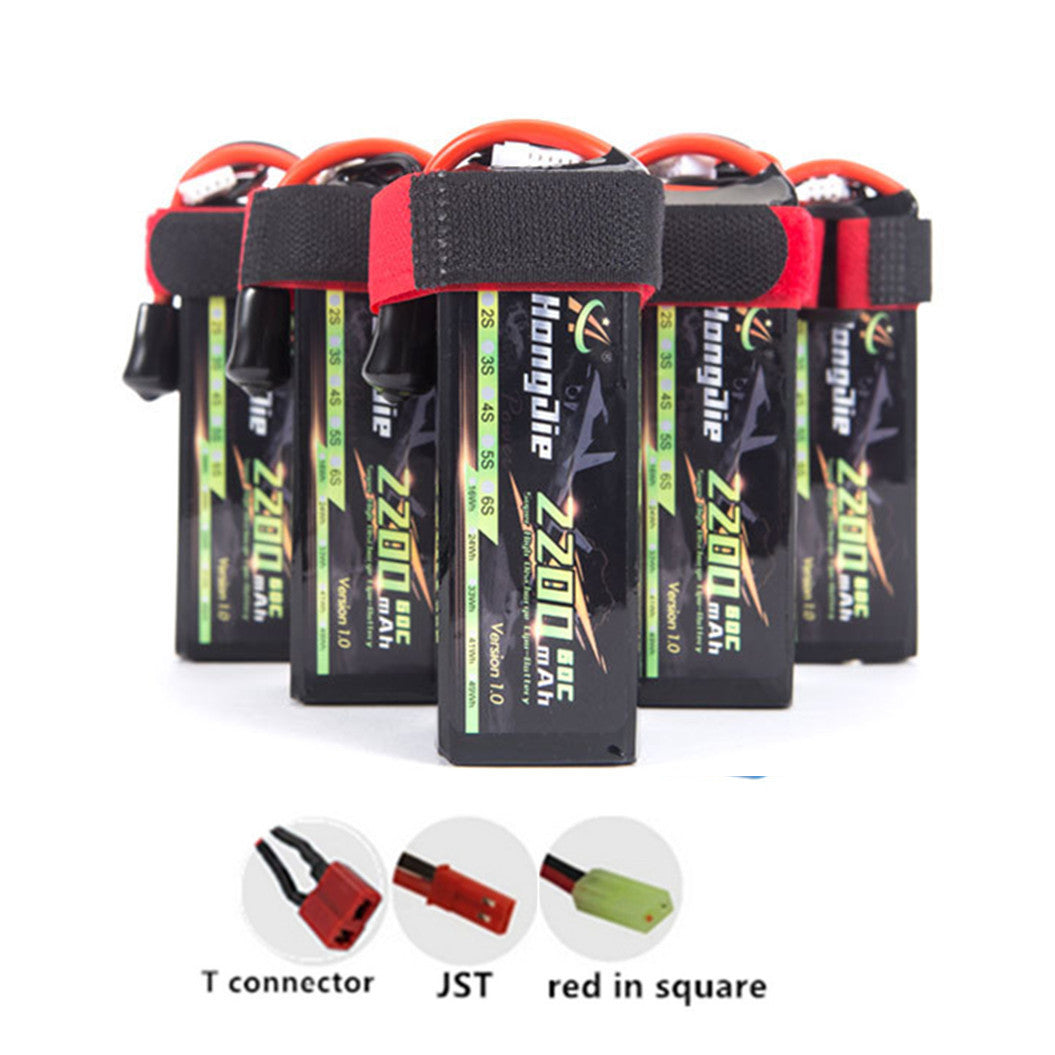 Bateria Li-Polymer 14.8V 2200mAh 4S 853496 para Avião RC, Helicóptero e Quadcopter