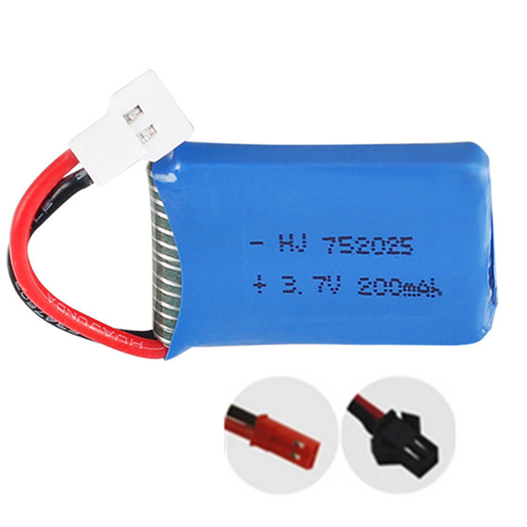 3 pieces3.7v 200mAh 752025 li-polymer battery for Syma X4 X11 X13 RC Drones