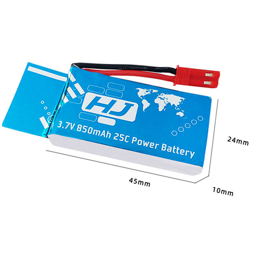 2 pieces 3.7v 850mAh 902540 li-polymer battery for X800 Hendy 1315S Huajun HJ819 Quadcopter Aircraft