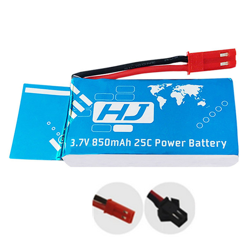 2 pieces 3.7v 850mAh 902540 li-polymer battery for X800 Hendy 1315S Huajun HJ819 Quadcopter Aircraft