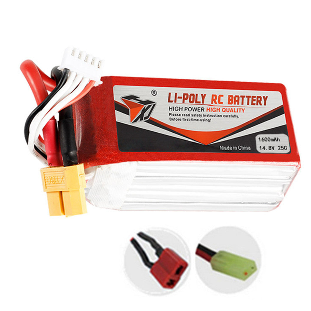 14.8V 1600mAh 903462 Li-Polymeer Batterij voor RC Helicopter, RC Auto, Boot, Quadcopter