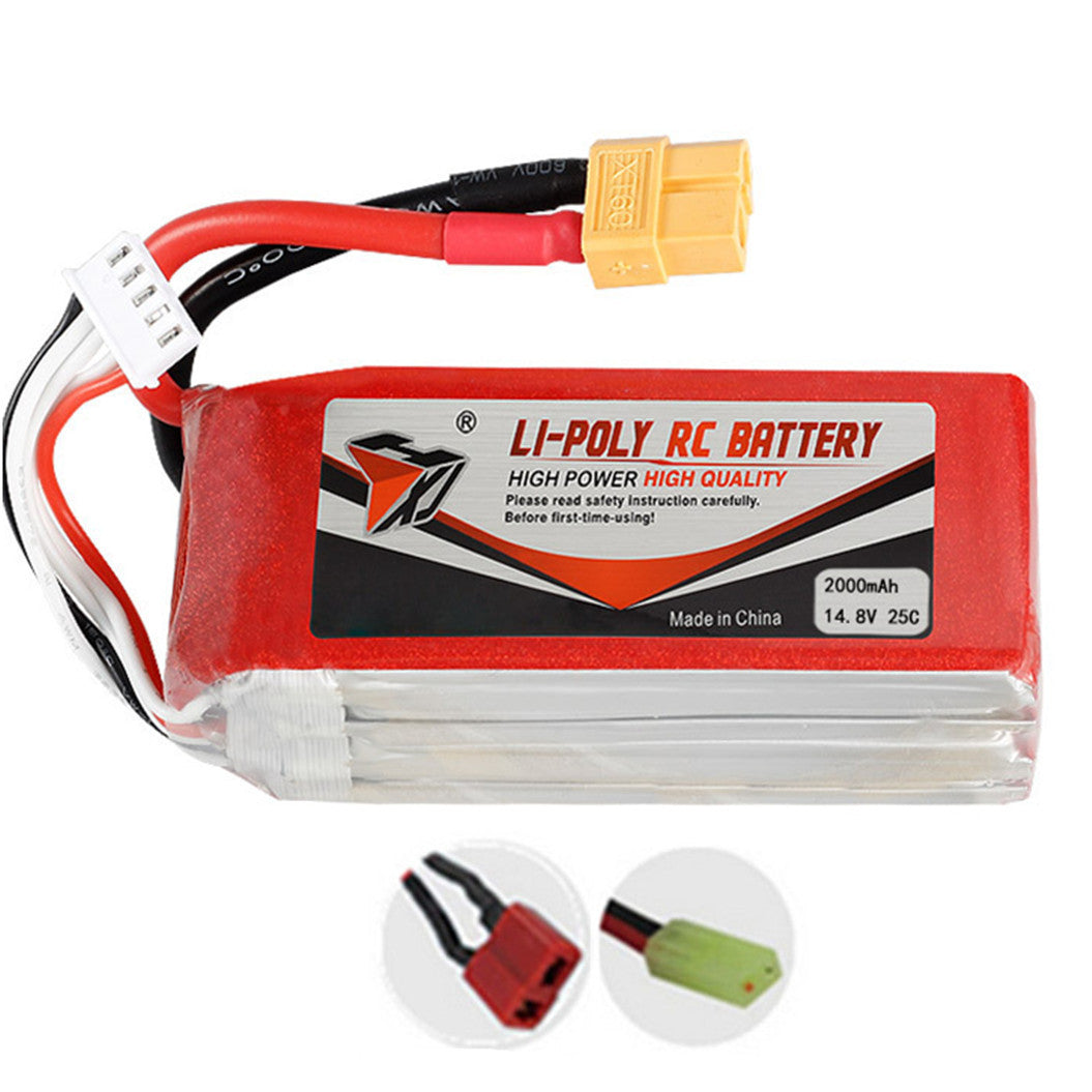 14.8V 2000mAh 903475 Li-Polymeer Batterij voor Quadcopter Accessoires, Modelvliegtuig
